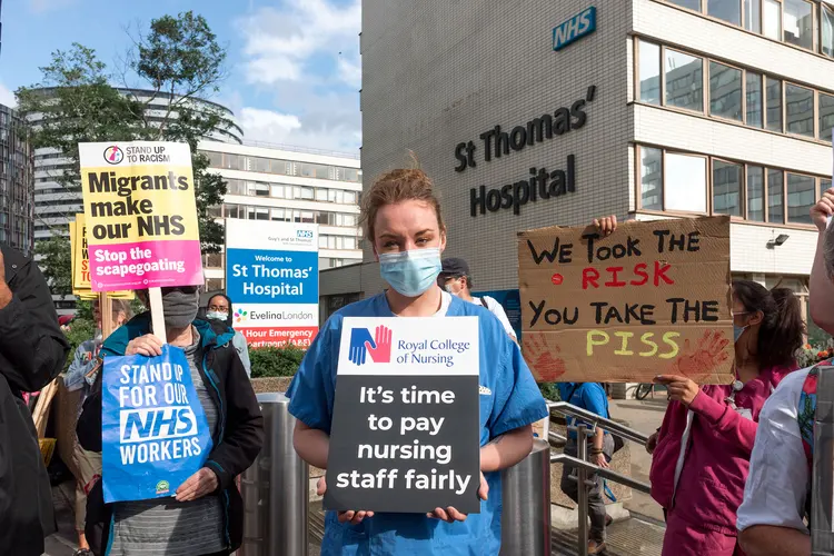 NHS nurses strike TIME